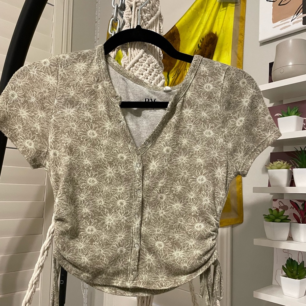 Cinched Crop Top